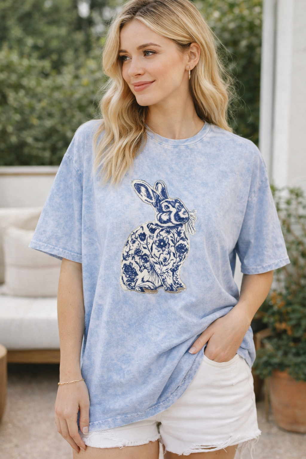 Blue Bunny Tee