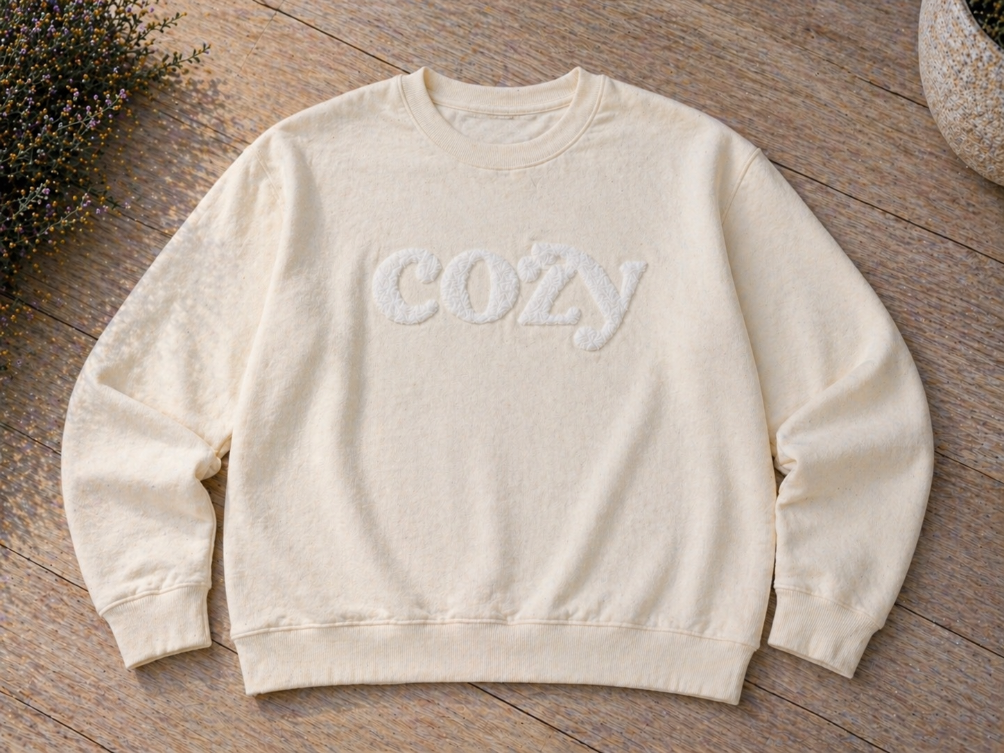 Cozy Sweatshirt – Limited Summer Drop ☀️🤍