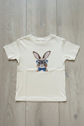 Bunny Toddler Tee - Blue Glasses