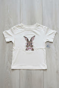 Bunny Toddler Tee - Pink Glasses